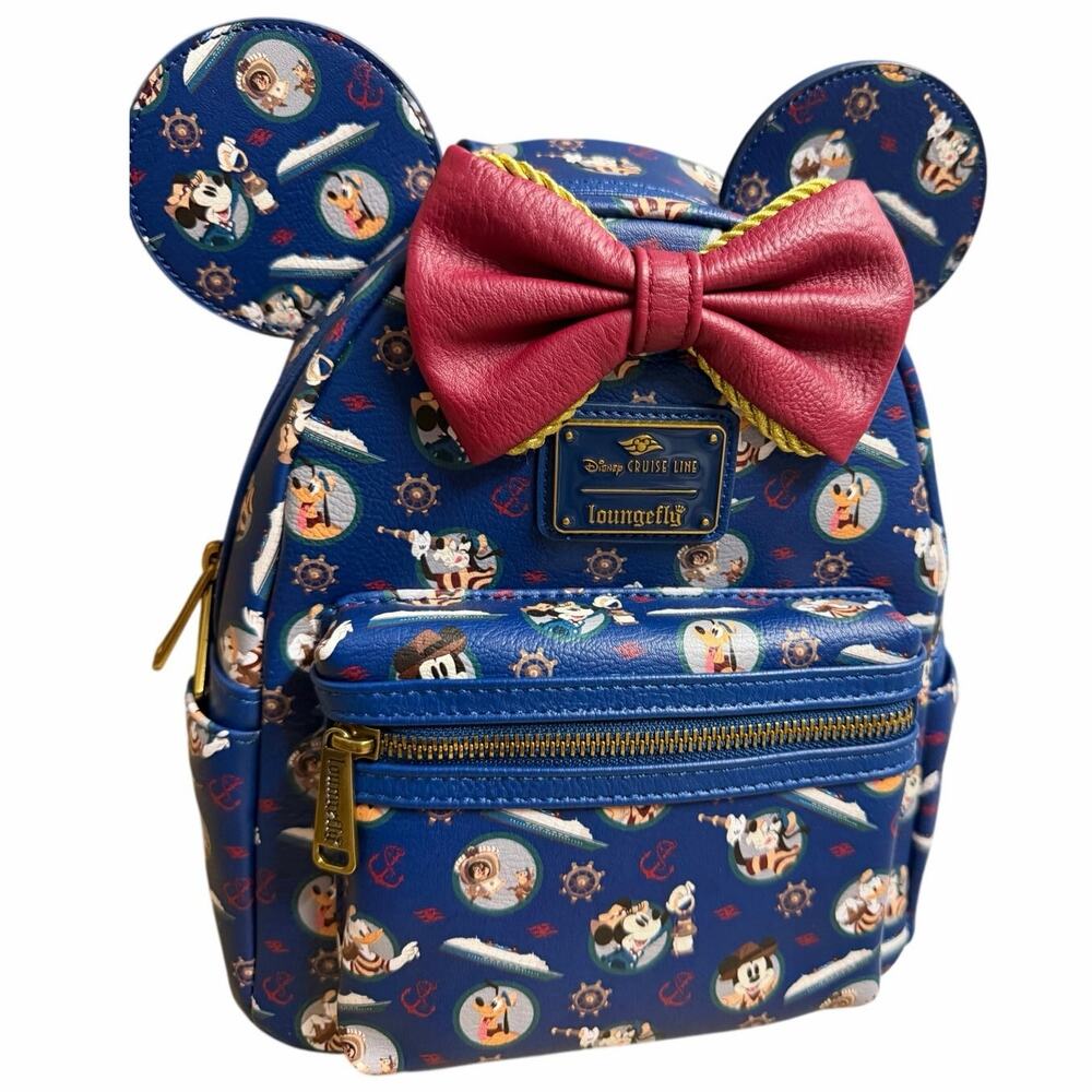 Disney Cruise Treasure Inaugural Loungefly Mini Backpack DCL